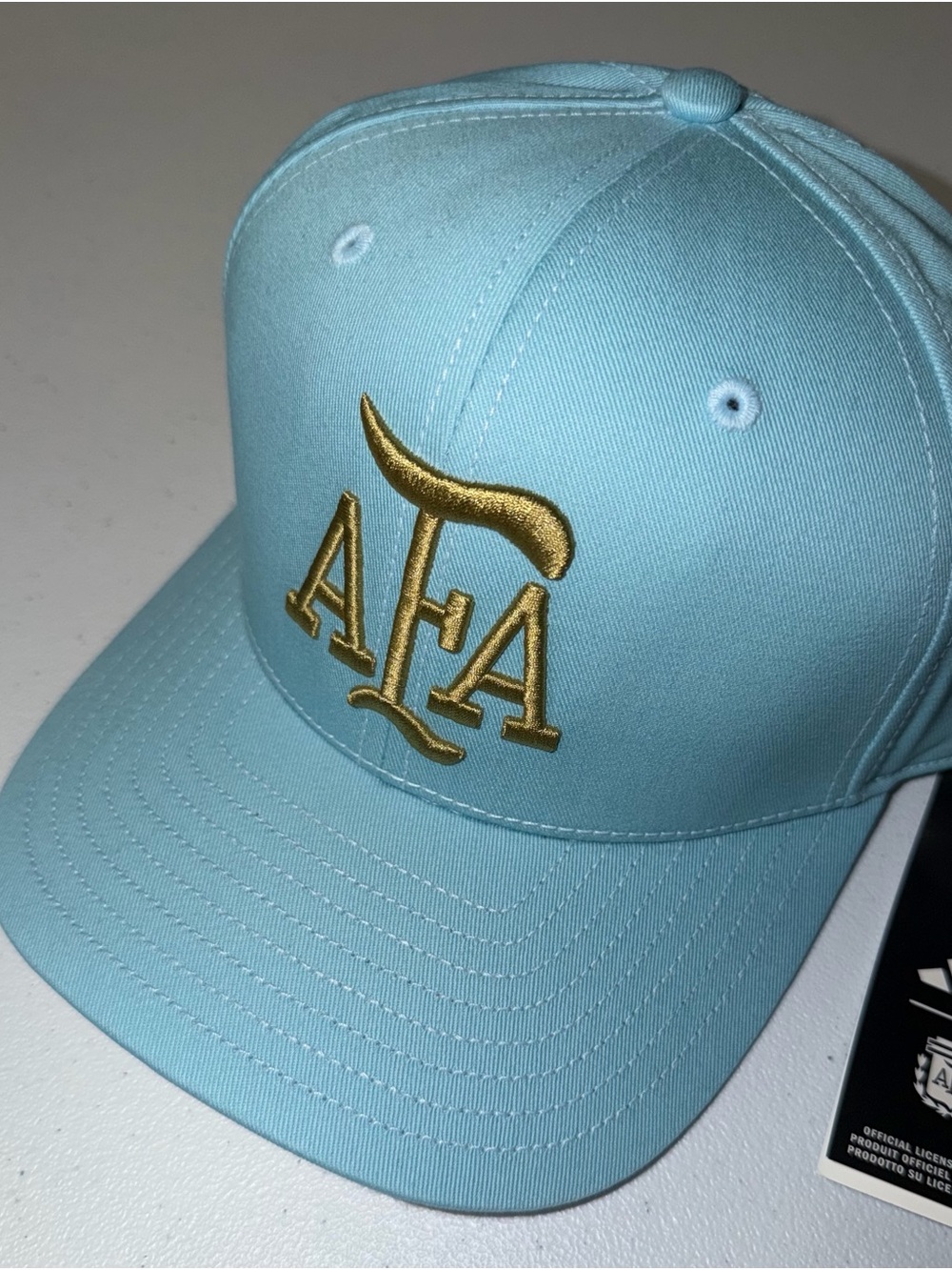 Adidas/World Cup/Soccer: Argentina Blue SnapBack Adjustable Cap/Hat